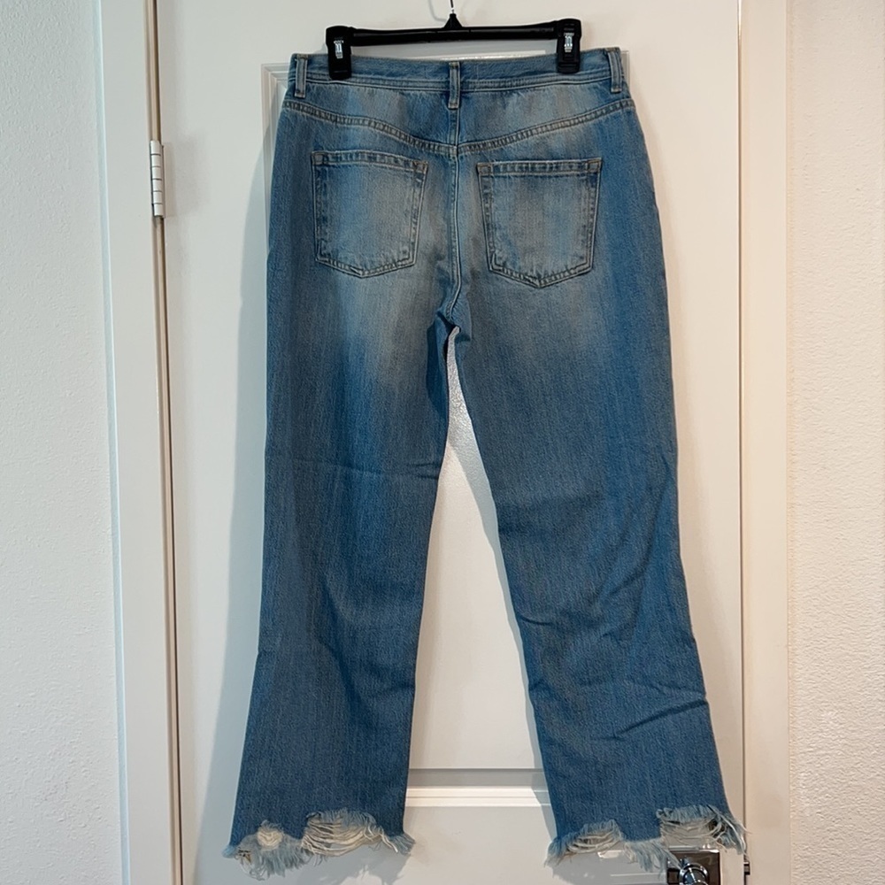 NWT Free People We The Free Maggie Mid-Rise Straight-Leg Jeans 28 - Picture 2 of 5